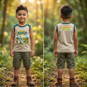 5 pies Premium Sleeveless T shirt - Image 4