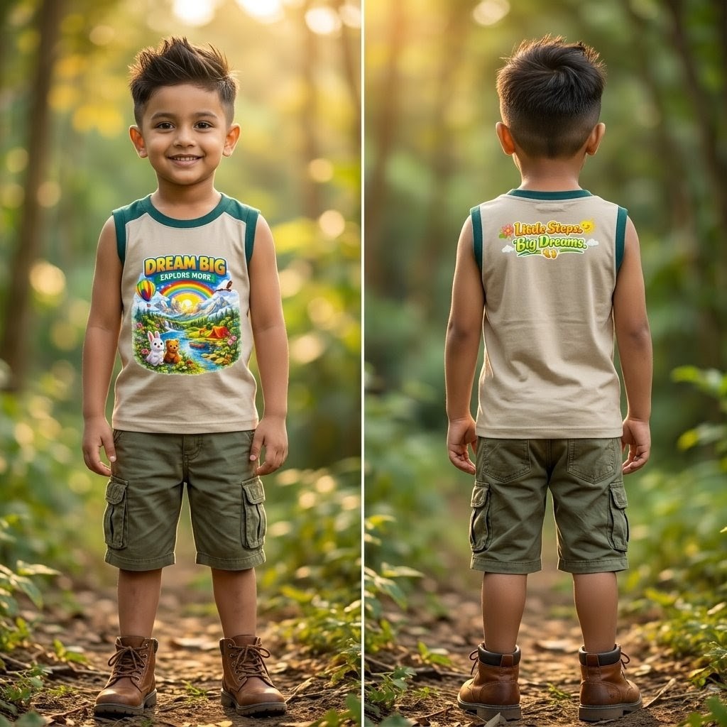 5 pies Premium Sleeveless T shirt - Image 4