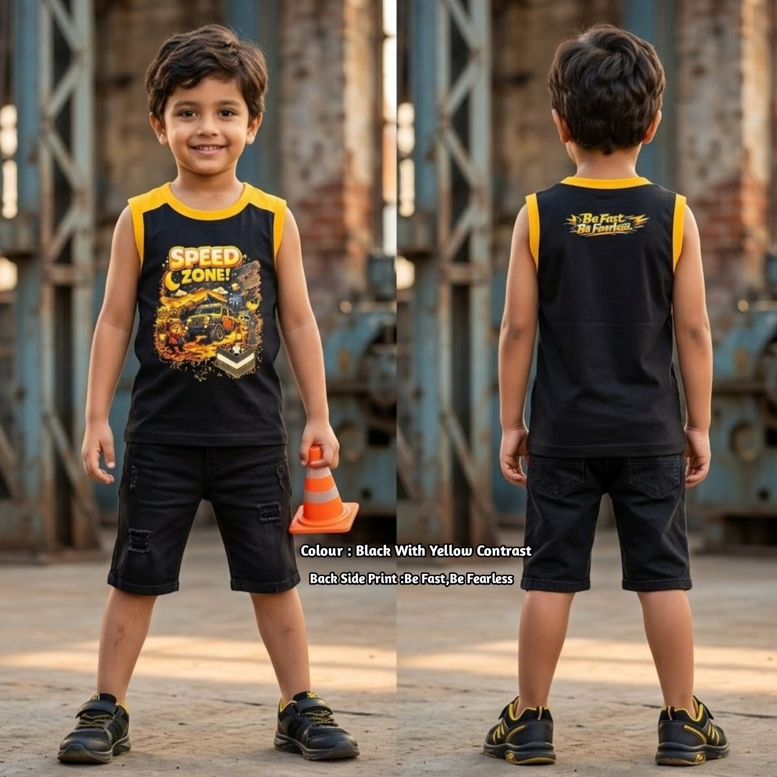 5 pies Premium Sleeveless T shirt - Image 3