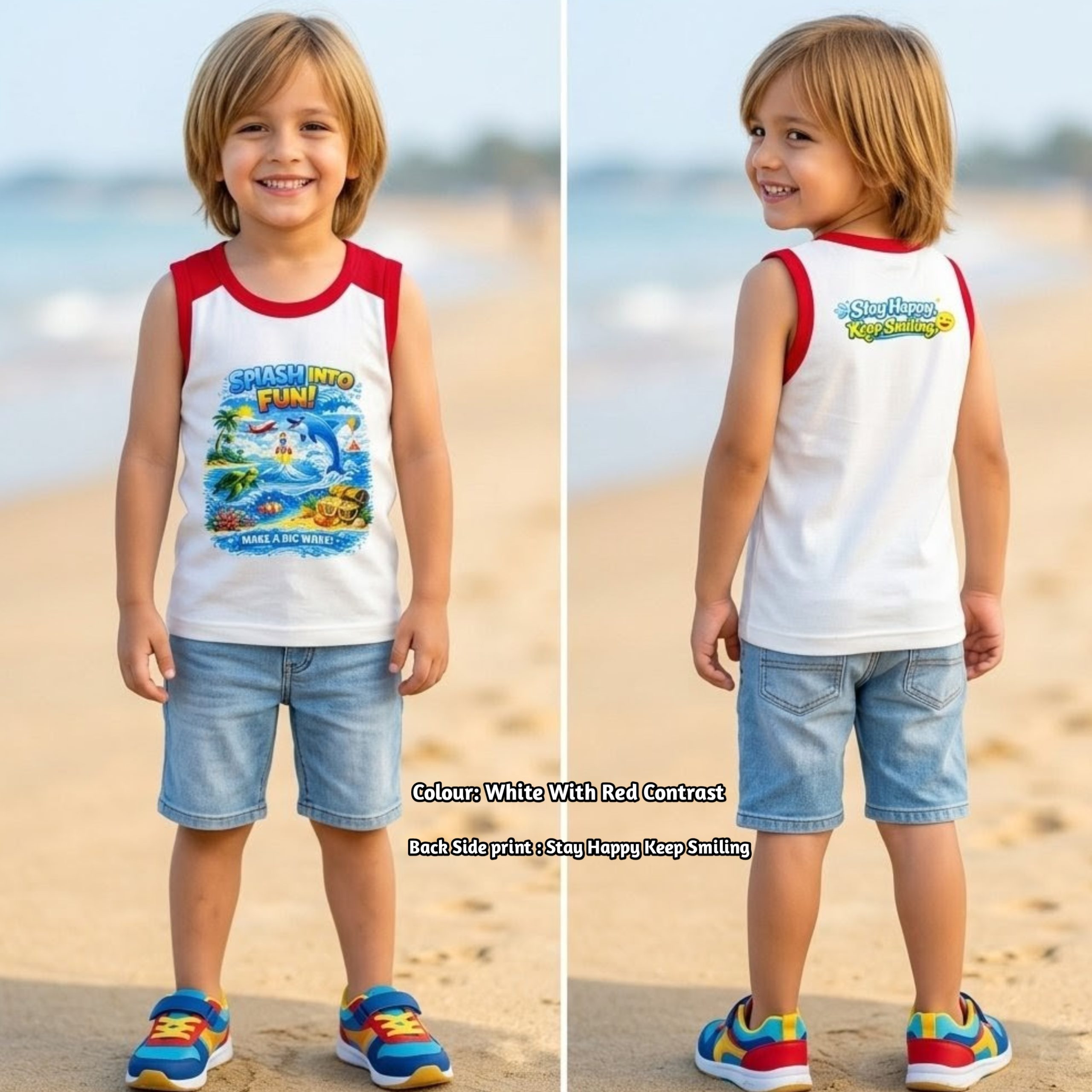 5 pies Premium Sleeveless T shirt - Image 5