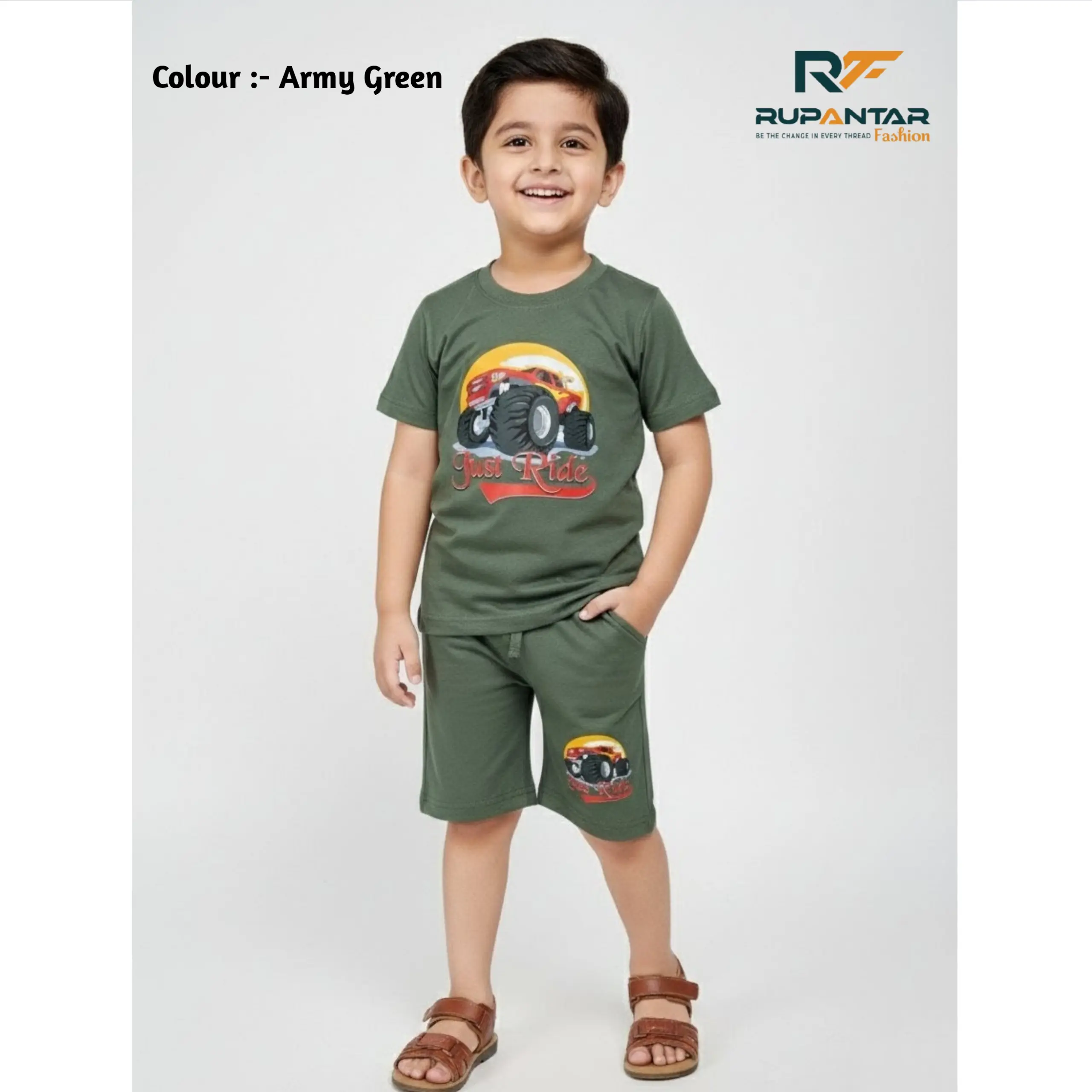 Boys T-shirt+Pant 3-Sets Combo - Image 3