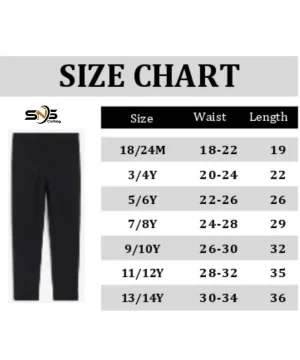 Girls Leggings 5 Pcs Combo - Image 4